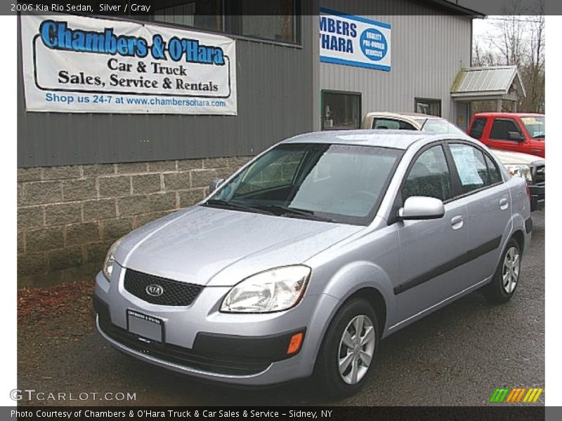 Silver / Gray 2006 Kia Rio Sedan