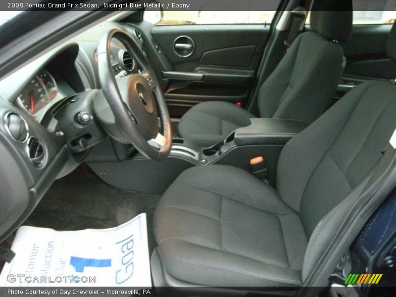 Midnight Blue Metallic / Ebony 2008 Pontiac Grand Prix Sedan