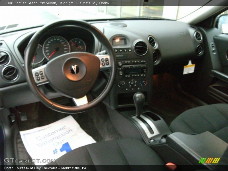 Midnight Blue Metallic / Ebony 2008 Pontiac Grand Prix Sedan