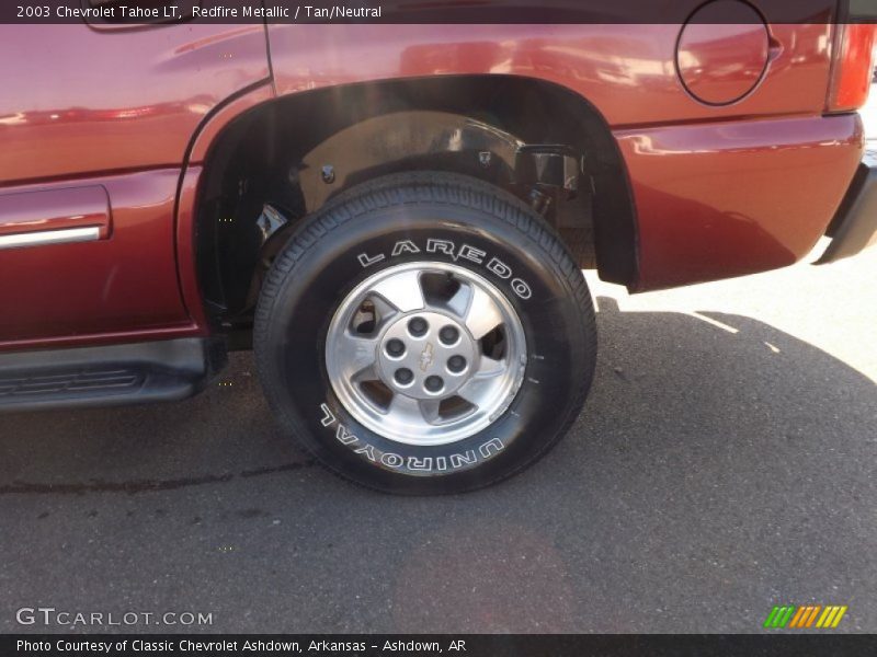 Redfire Metallic / Tan/Neutral 2003 Chevrolet Tahoe LT