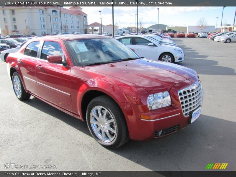 Inferno Red Crystal Pearlcoat / Dark Slate Gray/Light Graystone 2007 Chrysler 300 Touring AWD