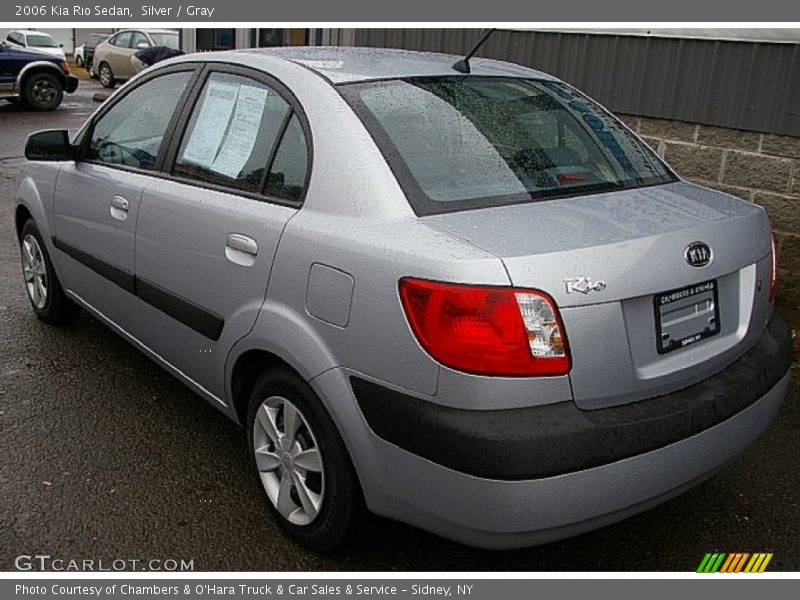 Silver / Gray 2006 Kia Rio Sedan