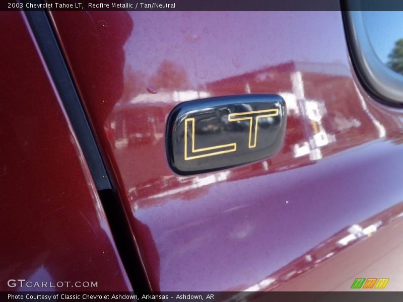 Redfire Metallic / Tan/Neutral 2003 Chevrolet Tahoe LT