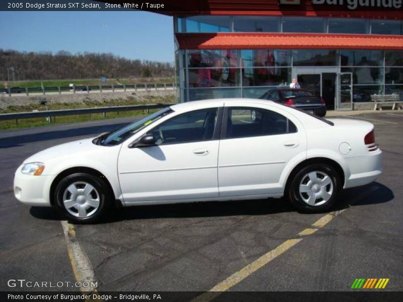 Stone White / Taupe 2005 Dodge Stratus SXT Sedan