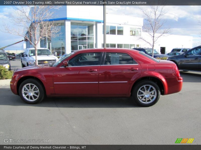 Inferno Red Crystal Pearlcoat / Dark Slate Gray/Light Graystone 2007 Chrysler 300 Touring AWD