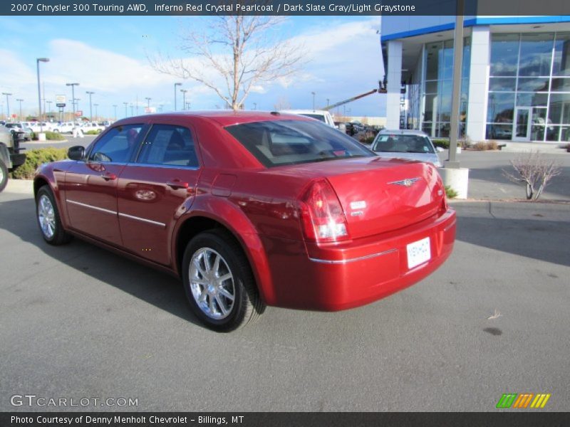 Inferno Red Crystal Pearlcoat / Dark Slate Gray/Light Graystone 2007 Chrysler 300 Touring AWD