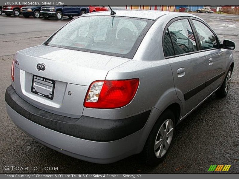 Silver / Gray 2006 Kia Rio Sedan