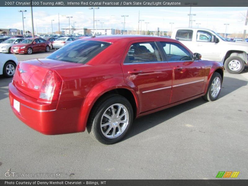 Inferno Red Crystal Pearlcoat / Dark Slate Gray/Light Graystone 2007 Chrysler 300 Touring AWD