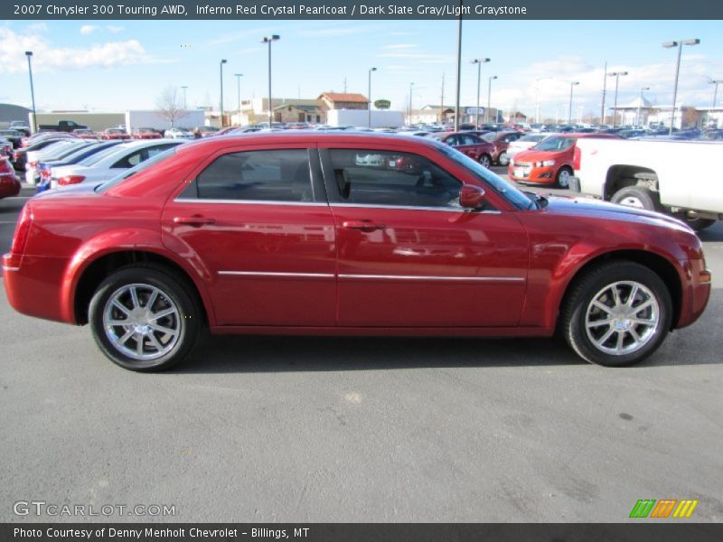 Inferno Red Crystal Pearlcoat / Dark Slate Gray/Light Graystone 2007 Chrysler 300 Touring AWD