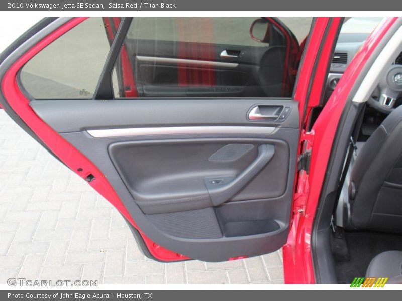 Salsa Red / Titan Black 2010 Volkswagen Jetta SE Sedan