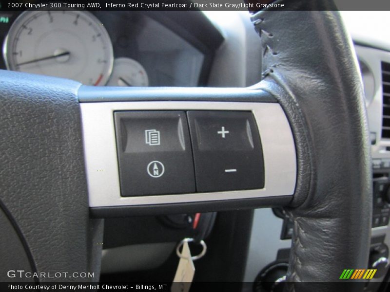 Inferno Red Crystal Pearlcoat / Dark Slate Gray/Light Graystone 2007 Chrysler 300 Touring AWD