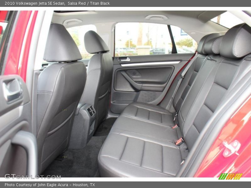 Salsa Red / Titan Black 2010 Volkswagen Jetta SE Sedan