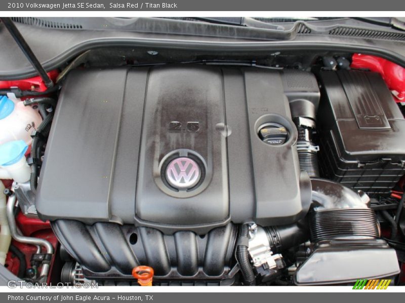 Salsa Red / Titan Black 2010 Volkswagen Jetta SE Sedan