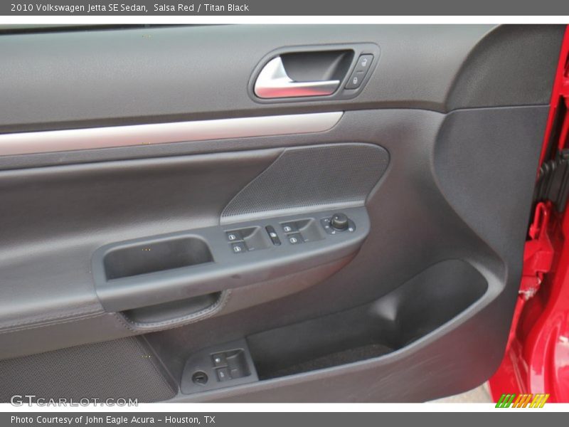 Salsa Red / Titan Black 2010 Volkswagen Jetta SE Sedan
