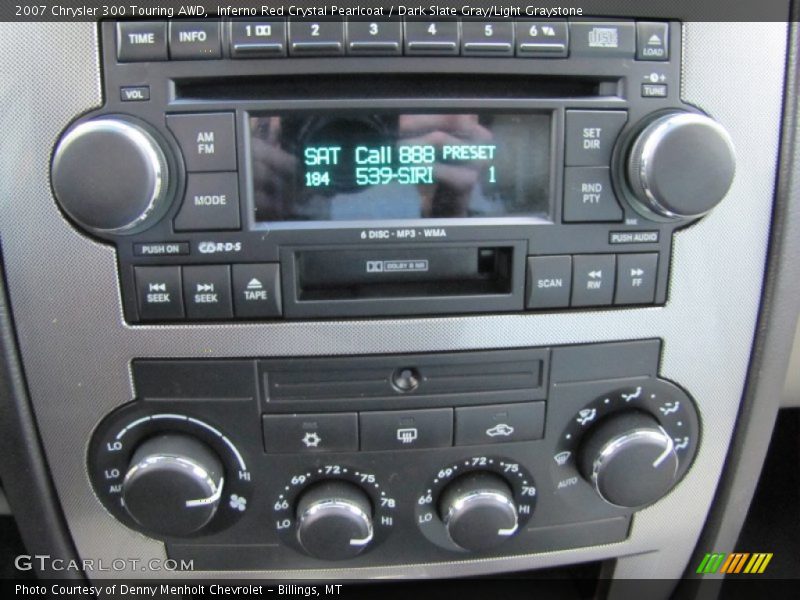 Audio System of 2007 300 Touring AWD