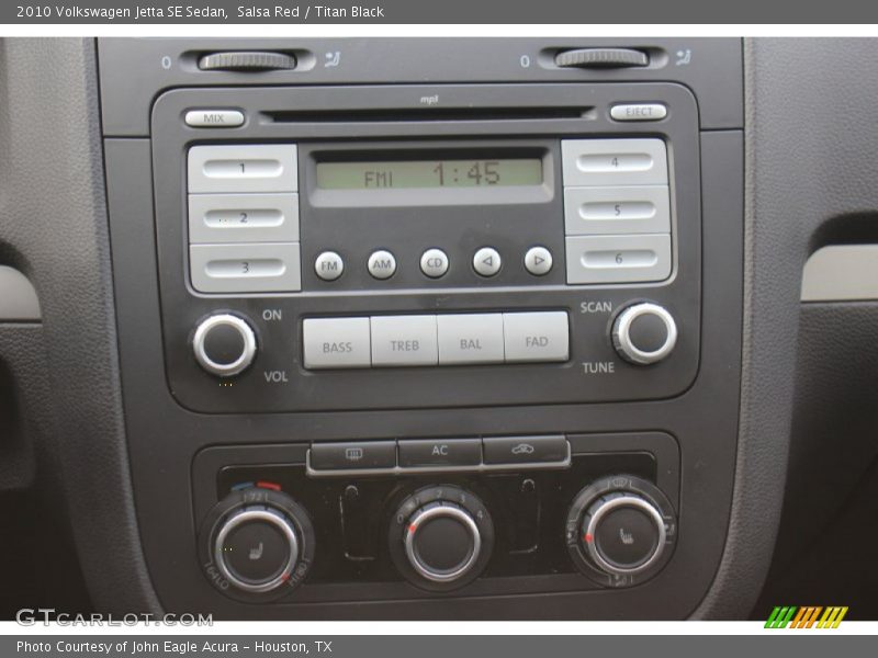 Salsa Red / Titan Black 2010 Volkswagen Jetta SE Sedan