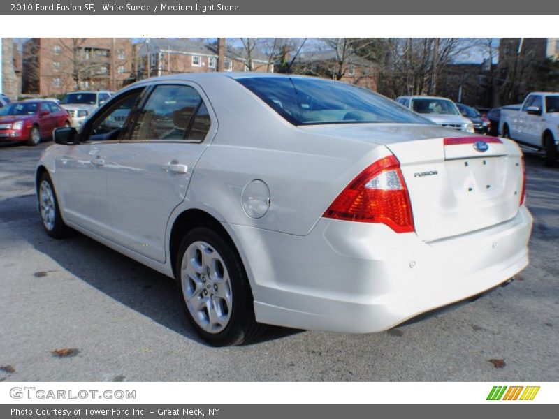 White Suede / Medium Light Stone 2010 Ford Fusion SE