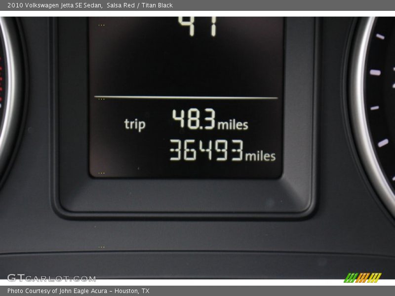 Salsa Red / Titan Black 2010 Volkswagen Jetta SE Sedan