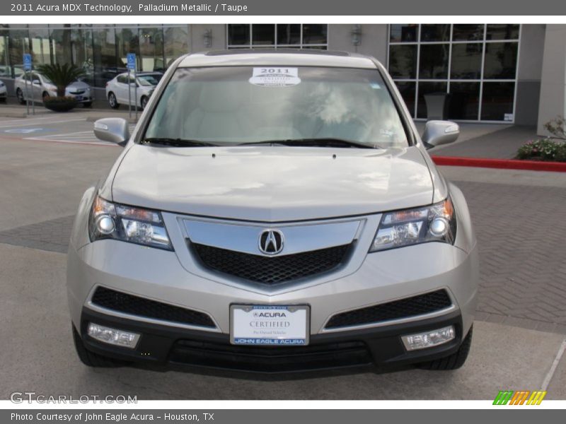 Palladium Metallic / Taupe 2011 Acura MDX Technology