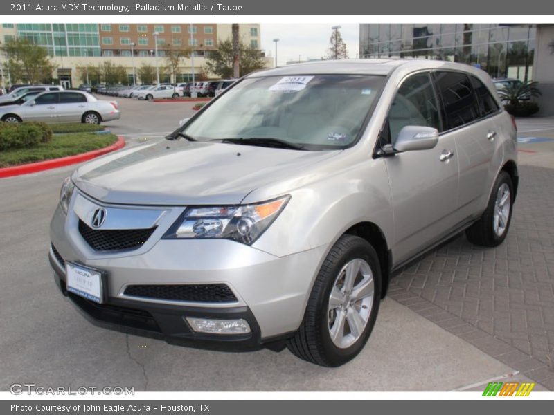 Palladium Metallic / Taupe 2011 Acura MDX Technology