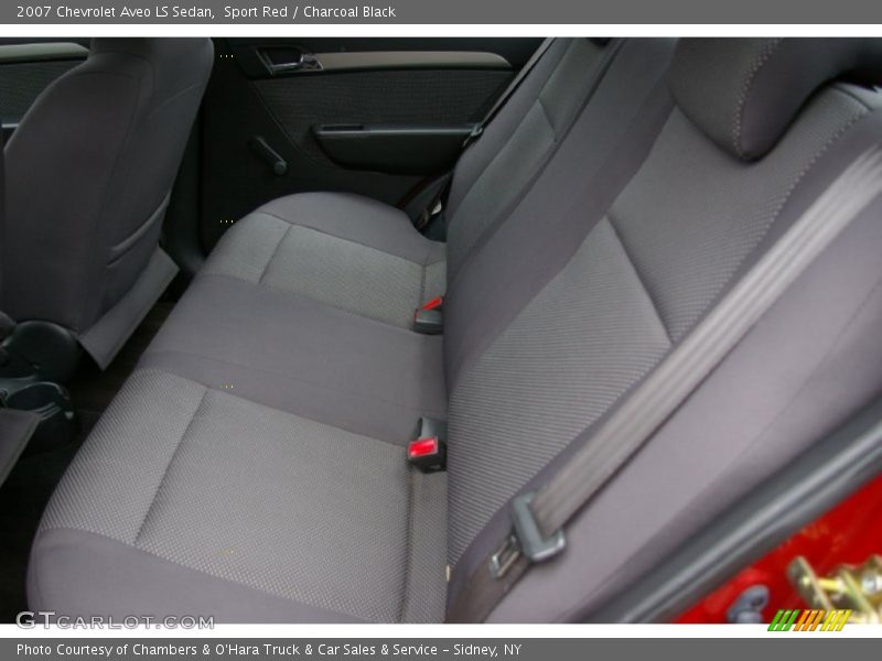 Sport Red / Charcoal Black 2007 Chevrolet Aveo LS Sedan