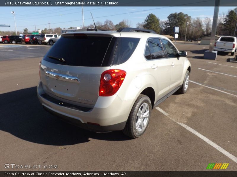 Champagne Silver Metallic / Jet Black 2013 Chevrolet Equinox LT