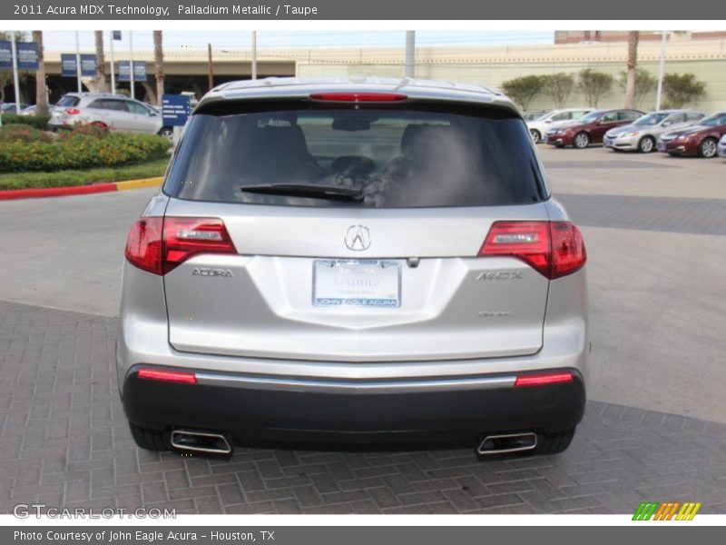 Palladium Metallic / Taupe 2011 Acura MDX Technology