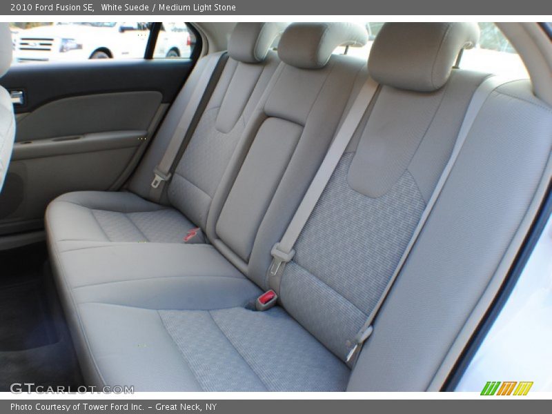 White Suede / Medium Light Stone 2010 Ford Fusion SE
