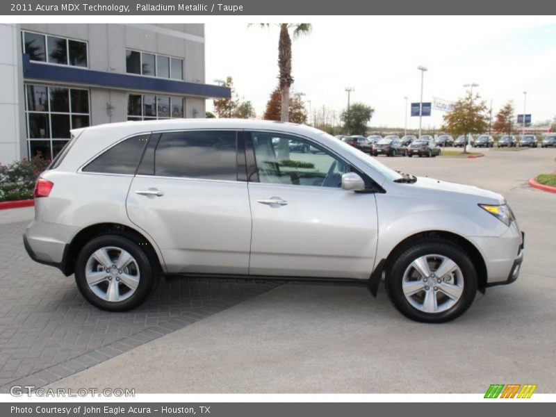 Palladium Metallic / Taupe 2011 Acura MDX Technology