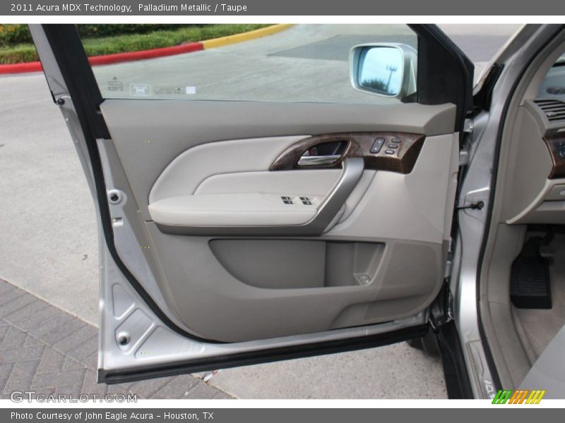 Palladium Metallic / Taupe 2011 Acura MDX Technology