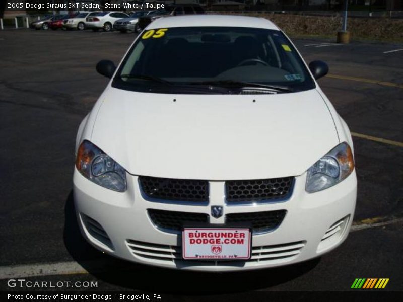 Stone White / Taupe 2005 Dodge Stratus SXT Sedan