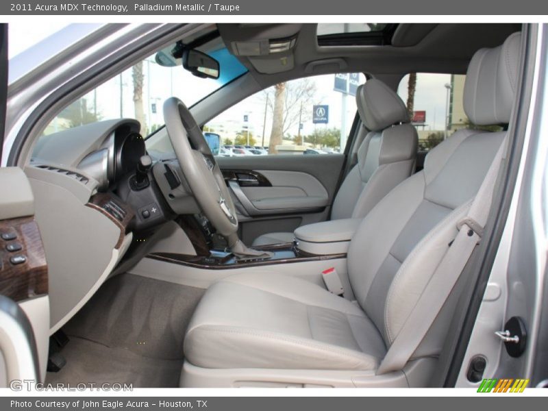 Palladium Metallic / Taupe 2011 Acura MDX Technology