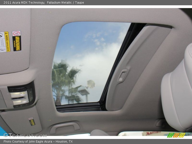 Palladium Metallic / Taupe 2011 Acura MDX Technology