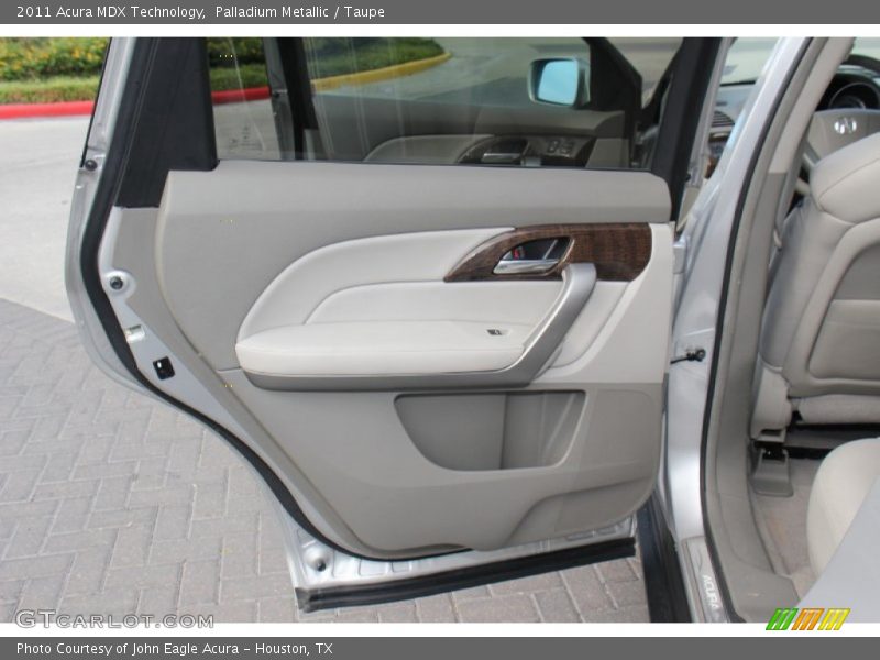 Palladium Metallic / Taupe 2011 Acura MDX Technology