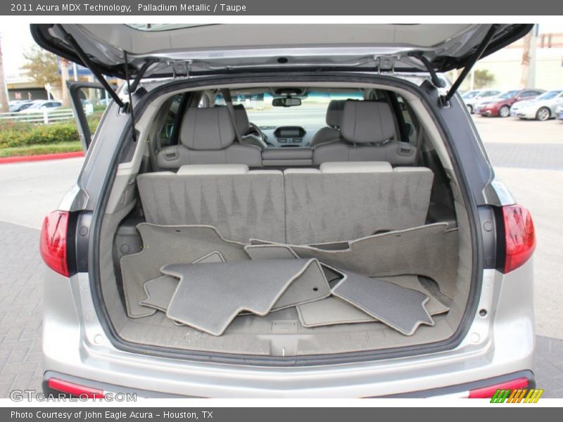 Palladium Metallic / Taupe 2011 Acura MDX Technology