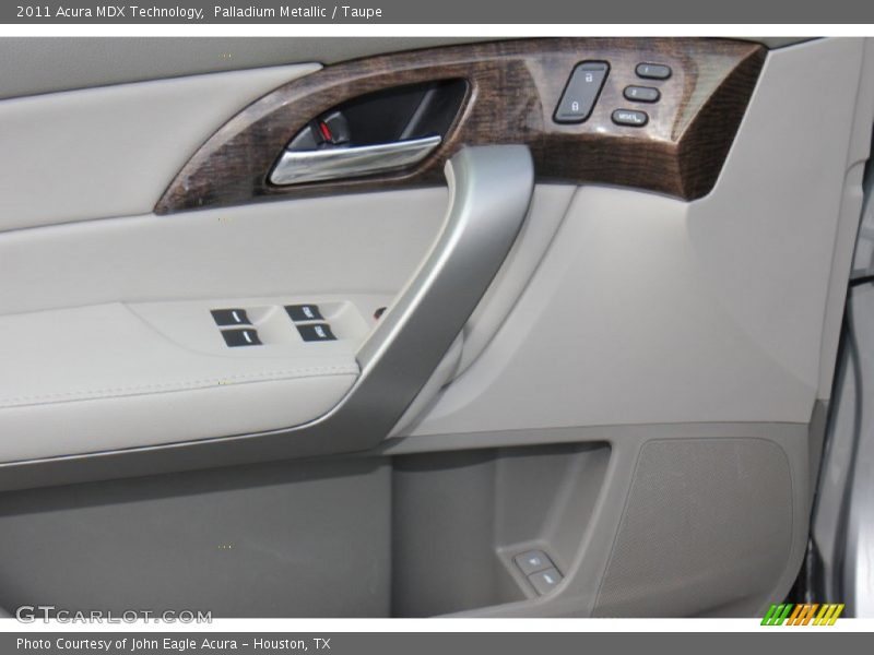 Palladium Metallic / Taupe 2011 Acura MDX Technology