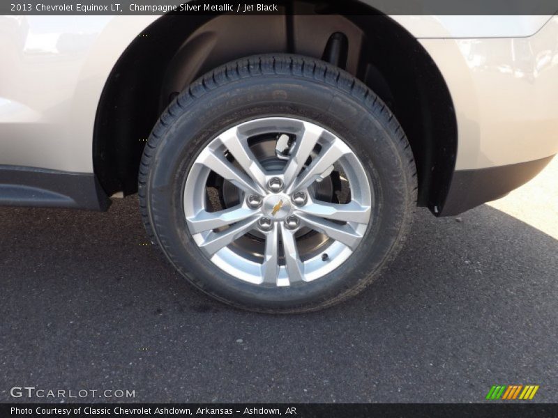 Champagne Silver Metallic / Jet Black 2013 Chevrolet Equinox LT