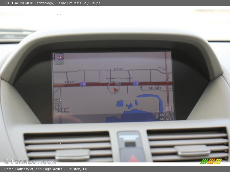 Palladium Metallic / Taupe 2011 Acura MDX Technology
