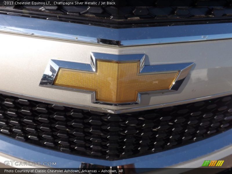 Champagne Silver Metallic / Jet Black 2013 Chevrolet Equinox LT