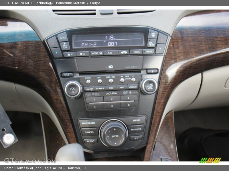 Palladium Metallic / Taupe 2011 Acura MDX Technology