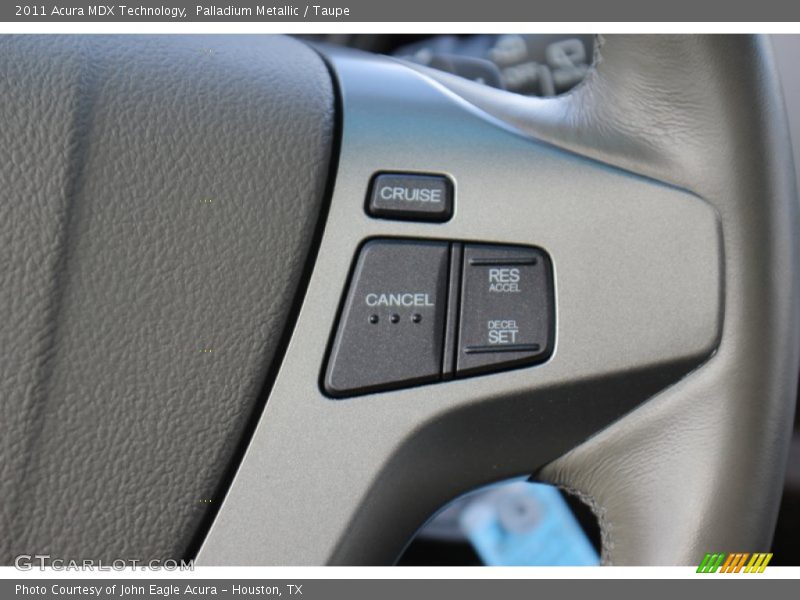 Palladium Metallic / Taupe 2011 Acura MDX Technology