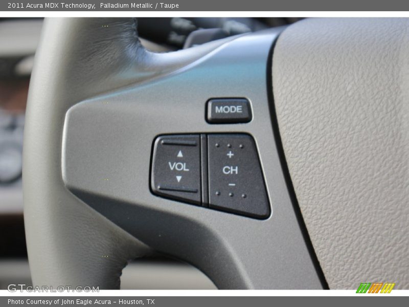 Palladium Metallic / Taupe 2011 Acura MDX Technology