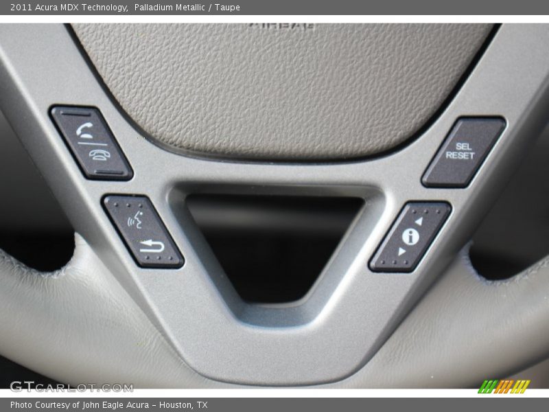 Palladium Metallic / Taupe 2011 Acura MDX Technology