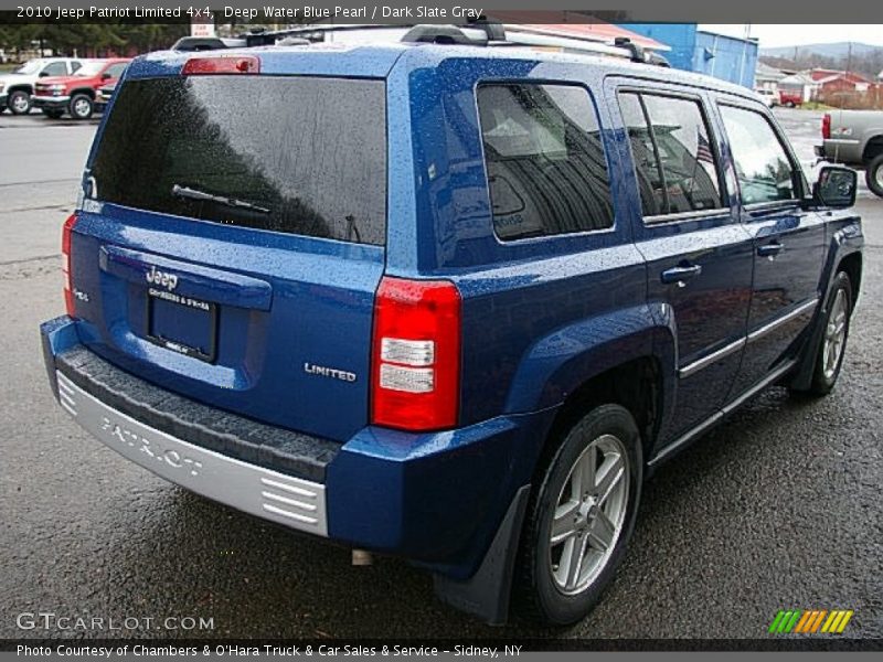 Deep Water Blue Pearl / Dark Slate Gray 2010 Jeep Patriot Limited 4x4