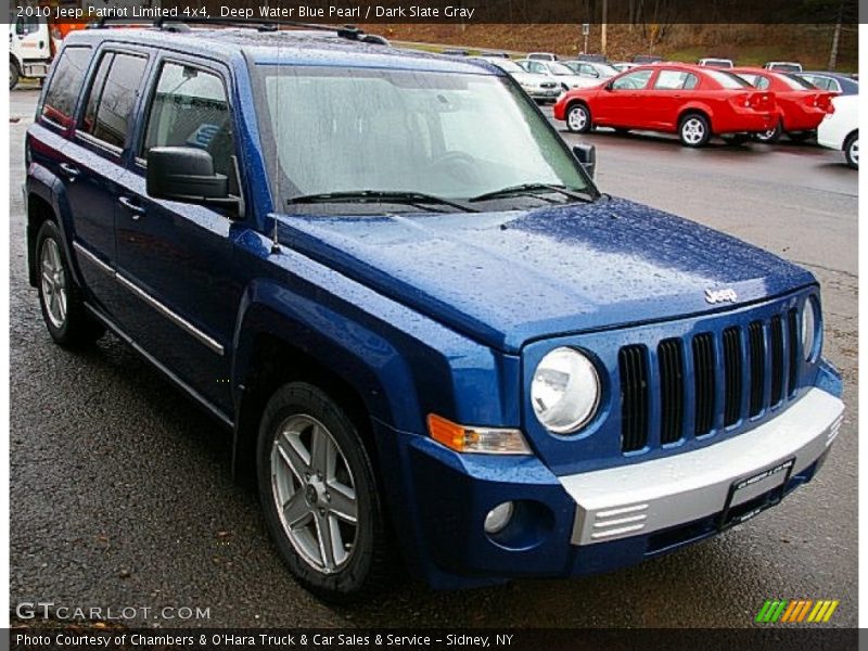 Deep Water Blue Pearl / Dark Slate Gray 2010 Jeep Patriot Limited 4x4