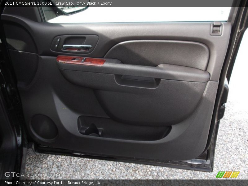 Onyx Black / Ebony 2011 GMC Sierra 1500 SLT Crew Cab