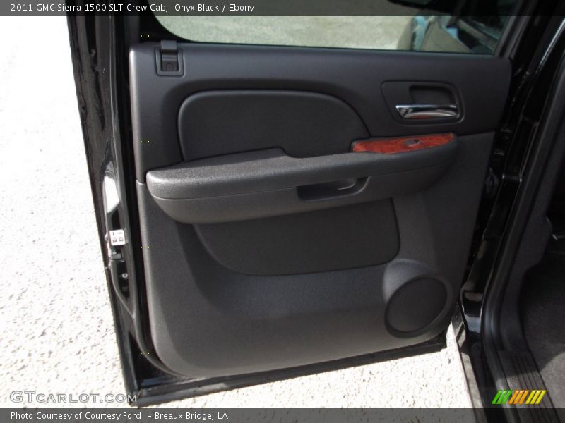 Onyx Black / Ebony 2011 GMC Sierra 1500 SLT Crew Cab