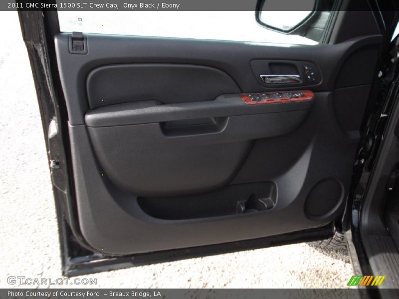 Onyx Black / Ebony 2011 GMC Sierra 1500 SLT Crew Cab