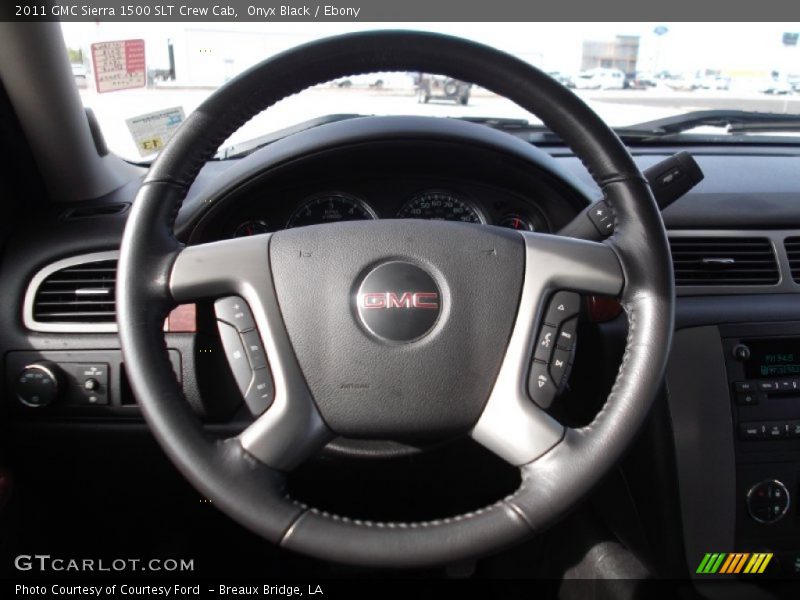 Onyx Black / Ebony 2011 GMC Sierra 1500 SLT Crew Cab