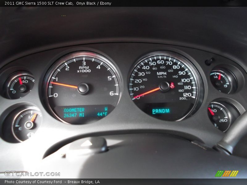Onyx Black / Ebony 2011 GMC Sierra 1500 SLT Crew Cab